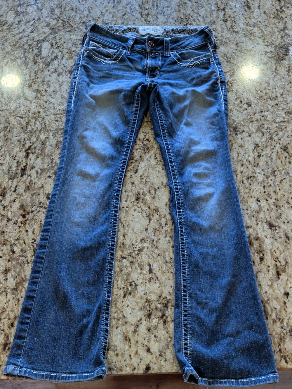 Ariat Women's Medium Dark Blue Flare Jeans